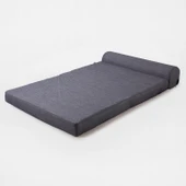 Homedius Yataklı Koltuk Magic Keten Görünümlü Çift Kişilik  Antrasit Çift thumbnail 5