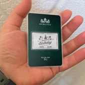 İyi Ki Doğdun Temalı Hediyeye Özel 5 Gram 999 Ayar Gümüş ile Tasarlanmış Gümüş Külçesi-725 thumbnail 3