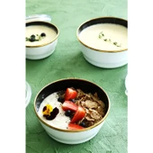 Arow TR-4536 Beyaz Emaye 3'lü Saklama Kabı thumbnail 1