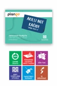 Elektrostatik Akıllı Not Kağıdı Yapışkansız Post-it 7x10cm 8'li PAKET thumbnail 9