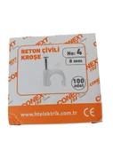 Conext Beton Çivili Kroşe No:4-8 mm-100'lü Paket thumbnail 2