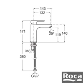 Roca L20 Lavabo Bataryası - Cold Start / Krom A5A3B09C00 thumbnail 2