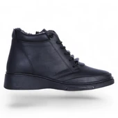 Estelle 770 Cilt Siyah Kadın İçi Kürklü Düz Bot thumbnail 2