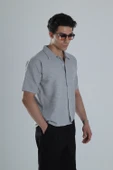 Erkek Gri Gofre Gömlek COC1152 thumbnail 3