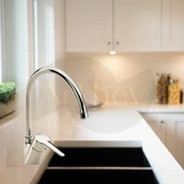 Zoom Polo Kuğu Eviye Bataryası - Krom / Su Tasarruflu Kademeli Kartuşlu WM351011Z000002 thumbnail 3