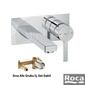 Roca Naia Ankastre Lavabo Batarya Seti - Krom / İç Set Sıva Altı Grubu Dahil ARKHEV0014 thumbnail 1