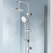 NSK Tempera Round Tepe Duş Başlıklı Duş Sistemi - Krom N2921902 thumbnail 1