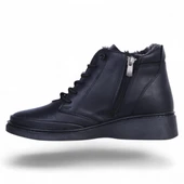 Estelle 770 Cilt Siyah Kadın İçi Kürklü Düz Bot thumbnail 3