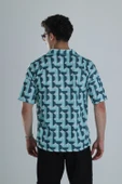 Erkek Küre Desenli Hawai Gömlek COC1159 thumbnail 5