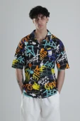 Grafiti Desenli Gömlek COC2109 thumbnail 2