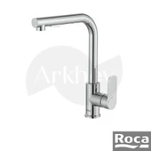 Roca Cala Döner "L" Borulu Spiralli Eviye/Mutfak Bataryası - Krom / Cold Start / Fonksiyonlu Elcik A5A856EC00 thumbnail 1