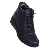 Estelle 770 Cilt Siyah Kadın İçi Kürklü Düz Bot thumbnail 1