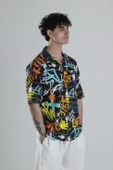 Grafiti Desenli Gömlek COC2109 thumbnail 3