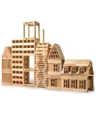 Woodoy City Wood Ahşap Bloklar 100 Parça KR 101 thumbnail 2
