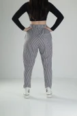 Bürümcük Kumaş Çizgili Baget Pantolon COC2475 thumbnail 4