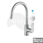 Roca Cala Döner Kuğu Borulu Eviye/Mutfak Bataryası - Krom / Cold Start A5A846EC00 thumbnail 1