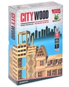 Woodoy City Wood Ahşap Bloklar 100 Parça KR 101 thumbnail 1