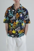 Grafiti Desenli Gömlek COC2109 thumbnail 1