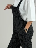 Üçgen Desenli Kadın Salopet COC1100 thumbnail 2