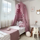 Pamuka Tül Cibinlik Deluxe Dusty Lilac thumbnail 3