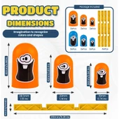 Think Master Monster Xox Strateji Zeka Oyunu Eğitici Kutu Oyunu Gobblers thumbnail 2