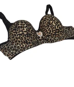 Tektaş Leopar Desenli Desteksiz Sütyen 85 BEDEN thumbnail 2