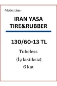 IRAN YASA TIRE&RUBBER MOTOR LASTİK 130/60-13 TL (DUBLEKS) thumbnail 4