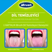 ibrush Dil Temizleyici ve Dil Sıyırıcı 4 Adet Farklı Renklerde Dil Temizleyici Silikon Dil Sıyırıcı thumbnail 2