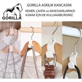 Gorilla Gorılla Askı Kancası 20 Adet Gömlek Çanta Kemer Askı Kancası Dolap Içi Düzenleyici Askı Kancası thumbnail 2