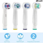 ibrush İbrush Oral-B Şarjlı Ve Pilli Diş Fırçaları Için 4 Adet Koruyucu Kapak thumbnail 4