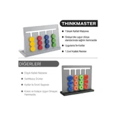 Think Master Master Abacus Rubik Abaküs Montessori Zeka Oyunu Dijital Oyun Kartları ile Destekli thumbnail 3