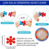 Think Master Thinkmaster Master Molecules Eğitici Yaratıcı Molekül Stem Eğitimi Uyumlu 5 Renk 120 Parça Eğitici thumbnail 4
