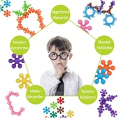 Think Master Thinkmaster Master Molecules Eğitici Yaratıcı Molekül Stem Eğitimi Uyumlu 5 Renk 120 Parça Eğitici thumbnail 1