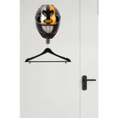 Baykush - Kask Askılığı- Motosiklet / Bisiklet / Scooter Uyumlu | Sağlam Metal Yapı -Kompakt Tasarım -Geniş Uyumluluk thumbnail 2