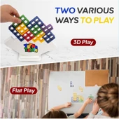 Think Master Luxury Tetra Kule Denge Oyuncağı Eğitici Kutu Oyuncak Tetris Kule Tetra Tower 1 Adet thumbnail 4