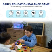 Think Master Luxury Tetra Kule Denge Oyuncağı Eğitici Kutu Oyuncak Tetris Kule Tetra Tower 1 Adet thumbnail 3