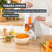 Tefal Fresh Express 150 Watt 3 Fonksiyonlu Doğrayıcı Rondo - Açık Gri thumbnail 5