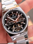 Daniel Klein Otomatik Mehtap Ve Güneş Kadranlı Bileklik Hediyeli 3 Atm Erkek Kol Saat FDK.14268.K3 thumbnail 4