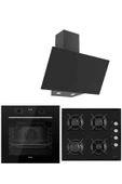 Ferre BLACK PLUS SERİSİ 3LÜ CAM ANKASTRE SET (QBL63CS-S1140-D077) thumbnail 1