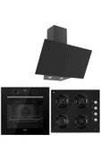 Ferre BLACK PLUS SERİSİ 3LÜ CAM ANKASTRE SET (QBL63CS-S2140-D077) thumbnail 1