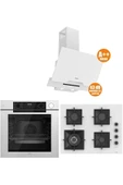 Ferre STEAM PLUS 65 SERİSİ 3LÜ CAM ANKASTRE SET (QEP64CB-SC406-D064SA) thumbnail 1