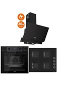 Ferre STEAM PLUS SERİSİ 3LÜ CAM ANKASTRE SET (QEP64CS-SS205-D063SA) thumbnail 1