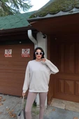Cemo Günlük Uzun Kollu Bisiklet Yaka Basic Bluz/Sweatshirt thumbnail 5