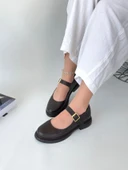 Yoko Kahverengi Cilt Oxford Ayakkabı thumbnail 3