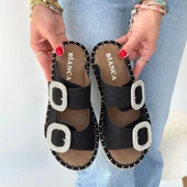 Hertas Siyah Nubuk Tokalı Terlik thumbnail 7