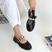 Okira Siyah Rugan Oxford Ayakkabı thumbnail 5