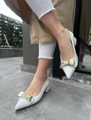 Jies Beyaz Topuklu Ayakkabı thumbnail 2