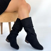 Plod Siyah Süet Çizme thumbnail 7