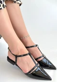 Canca Siyah Rugan Babet Ayakkabı thumbnail 4