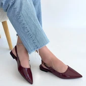 Ummar Bordo Rugan Babet Ayakkabı thumbnail 7